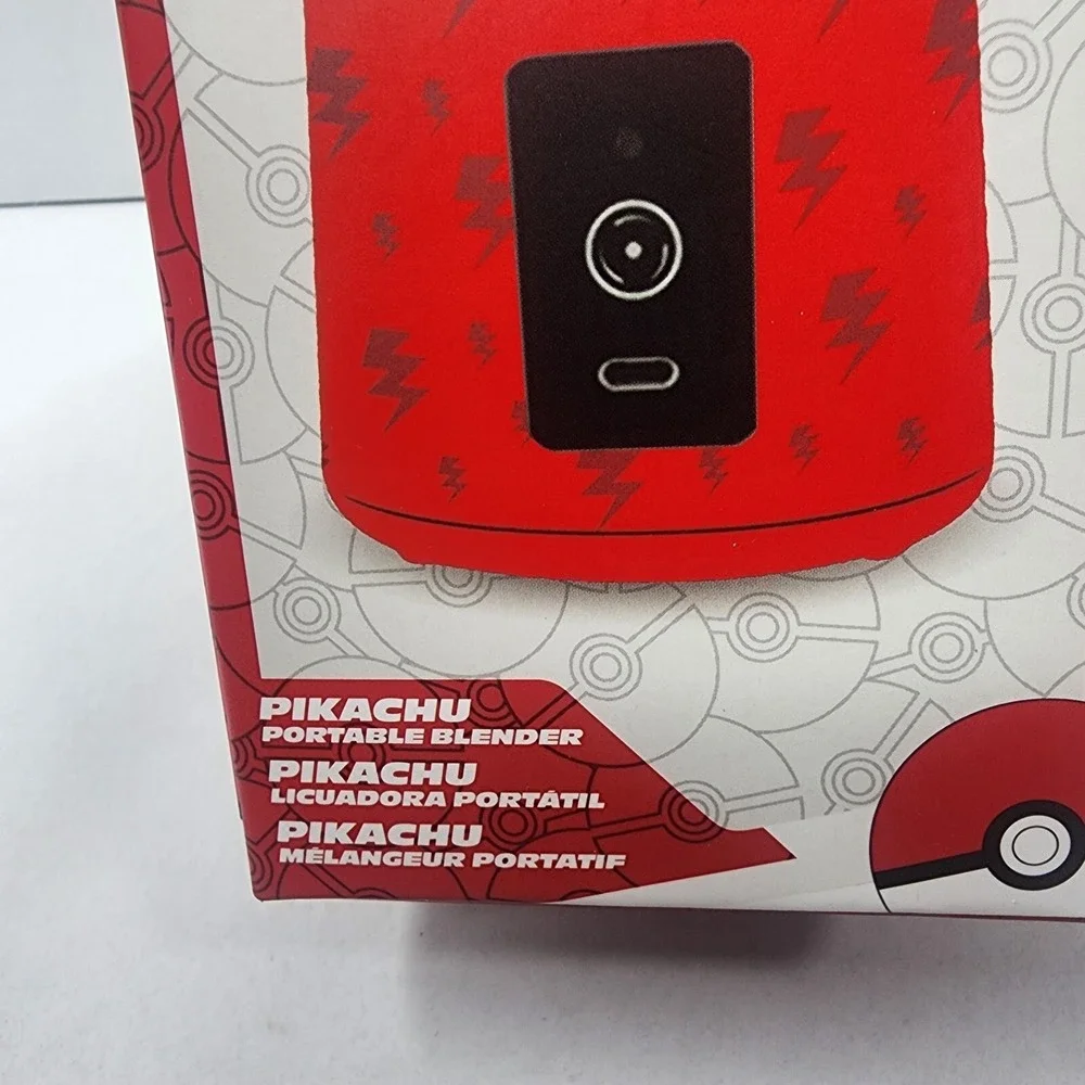 POKEMON Portable Blender 15 oz, USB-C Rechargeable, Stainless Steel Blade